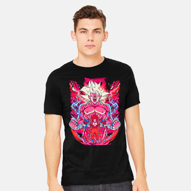 Super Saiyian Five Ultra Instinct-Mens-Heavyweight-Tee-sarudrawss