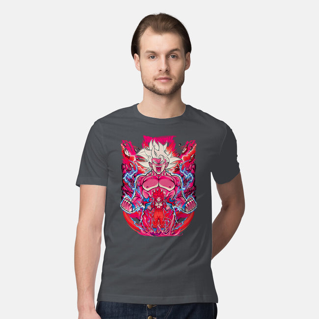 Super Saiyian Five Ultra Instinct-Mens-Premium-Tee-sarudrawss