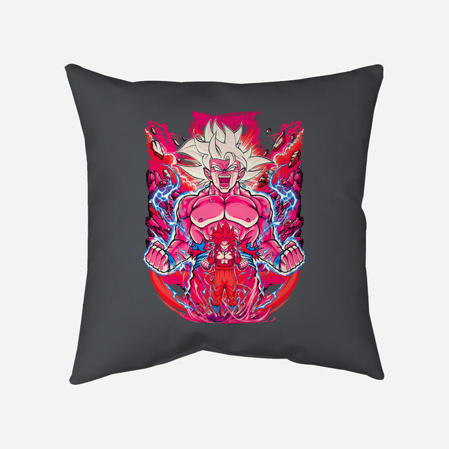 Super Saiyian Five Ultra Instinct-None-Removable Cover w Insert-Throw Pillow-sarudrawss