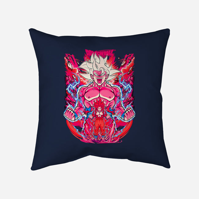 Super Saiyian Five Ultra Instinct-None-Removable Cover w Insert-Throw Pillow-sarudrawss