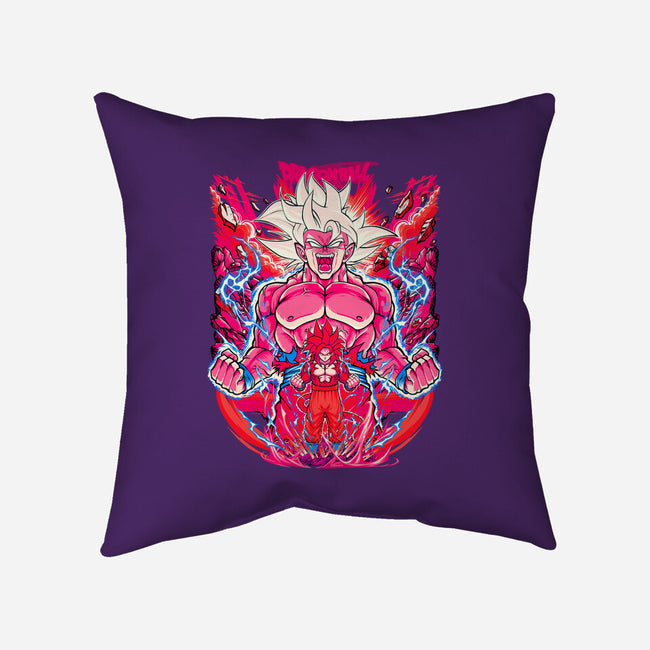 Super Saiyian Five Ultra Instinct-None-Removable Cover w Insert-Throw Pillow-sarudrawss