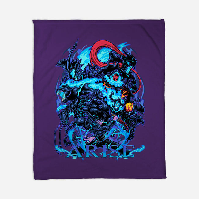 The Weakest Hunter-None-Fleece-Blanket-sarudrawss