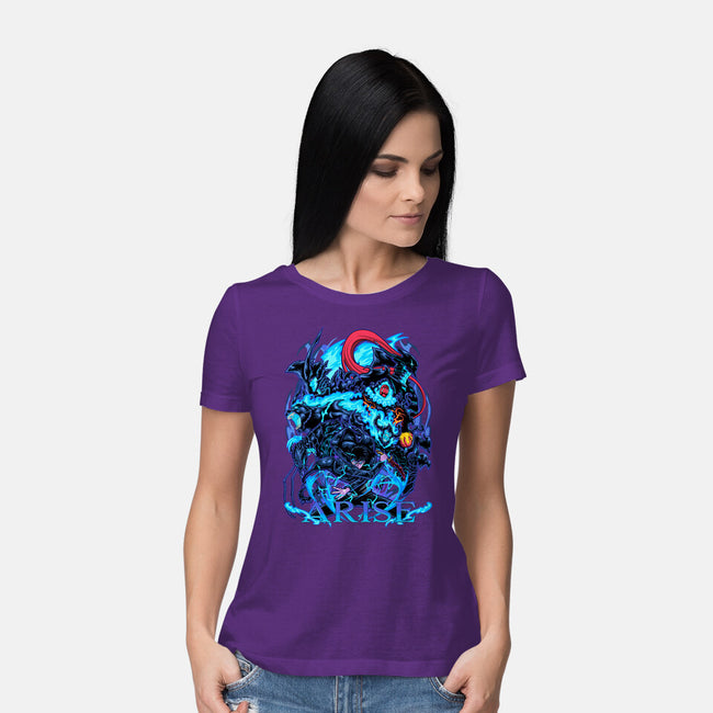 The Weakest Hunter-Womens-Basic-Tee-sarudrawss