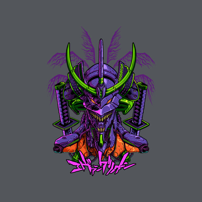 Evangelion Samurai-Womens-Fitted-Tee-sarudrawss