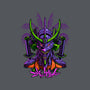 Evangelion Samurai-Womens-Fitted-Tee-sarudrawss