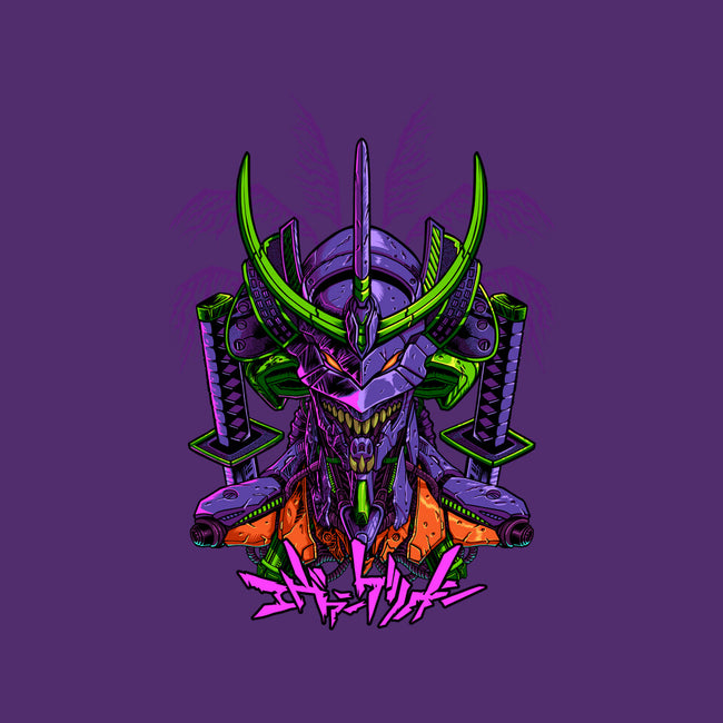 Evangelion Samurai-Mens-Basic-Tee-sarudrawss