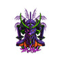 Evangelion Samurai-Womens-Fitted-Tee-sarudrawss