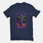 Evangelion Samurai-Womens-Fitted-Tee-sarudrawss
