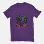 Evangelion Samurai-Womens-Basic-Tee-sarudrawss