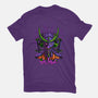 Evangelion Samurai-Womens-Fitted-Tee-sarudrawss