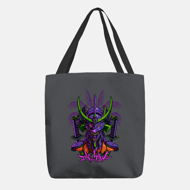 Evangelion Samurai-None-Basic Tote-Bag-sarudrawss