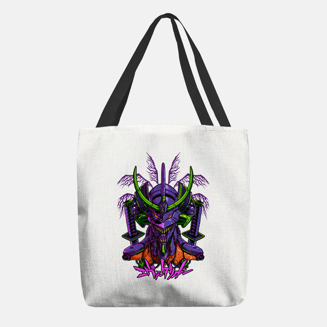 Evangelion Samurai-None-Basic Tote-Bag-sarudrawss