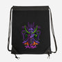 Evangelion Samurai-None-Drawstring-Bag-sarudrawss