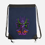 Evangelion Samurai-None-Drawstring-Bag-sarudrawss