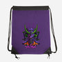 Evangelion Samurai-None-Drawstring-Bag-sarudrawss