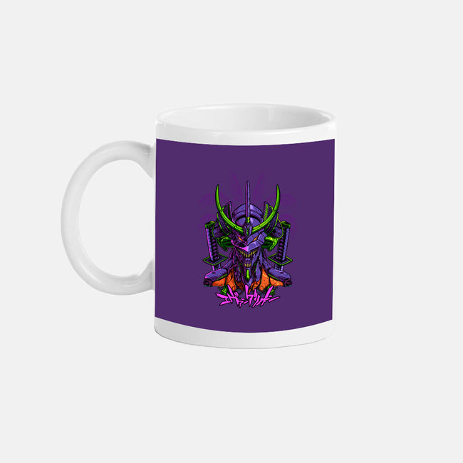 Evangelion Samurai-None-Mug-Drinkware-sarudrawss