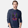 Evangelion Samurai-Mens-Long Sleeved-Tee-sarudrawss