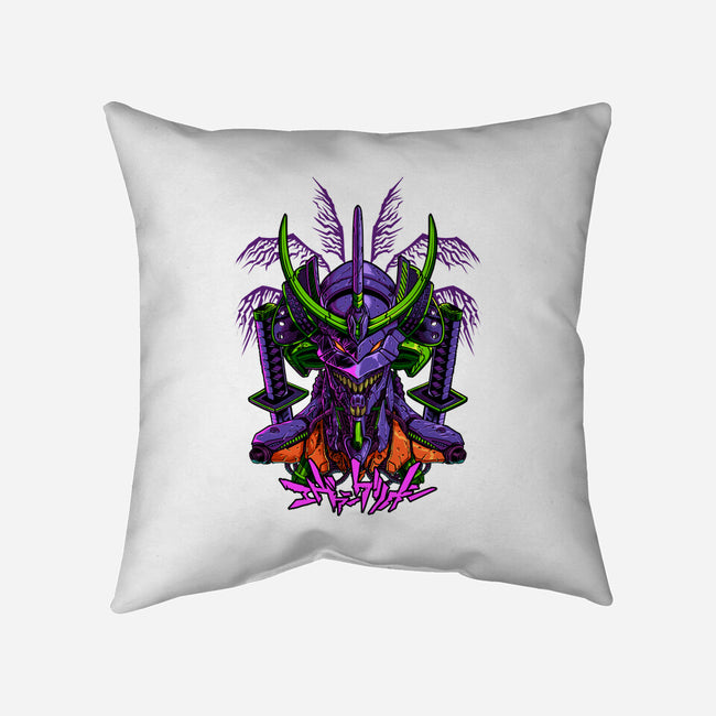 Evangelion Samurai-None-Removable Cover w Insert-Throw Pillow-sarudrawss