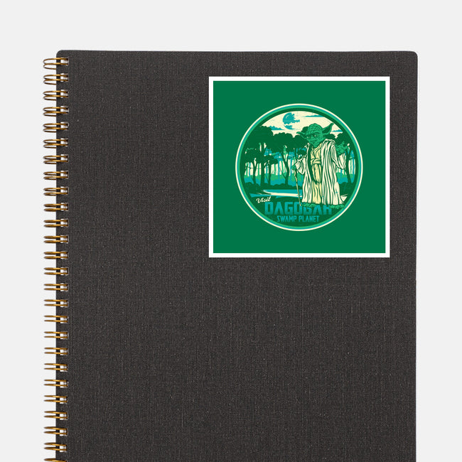 Visit The Swamp Planet-None-Glossy-Sticker-CarloJ1956