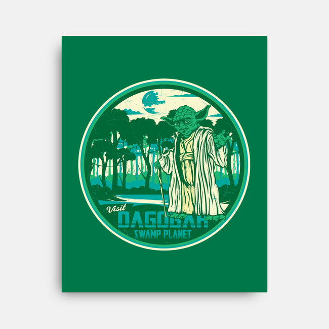 Visit The Swamp Planet-None-Stretched-Canvas-CarloJ1956