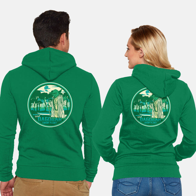 Visit The Swamp Planet-Unisex-Zip-Up-Sweatshirt-CarloJ1956