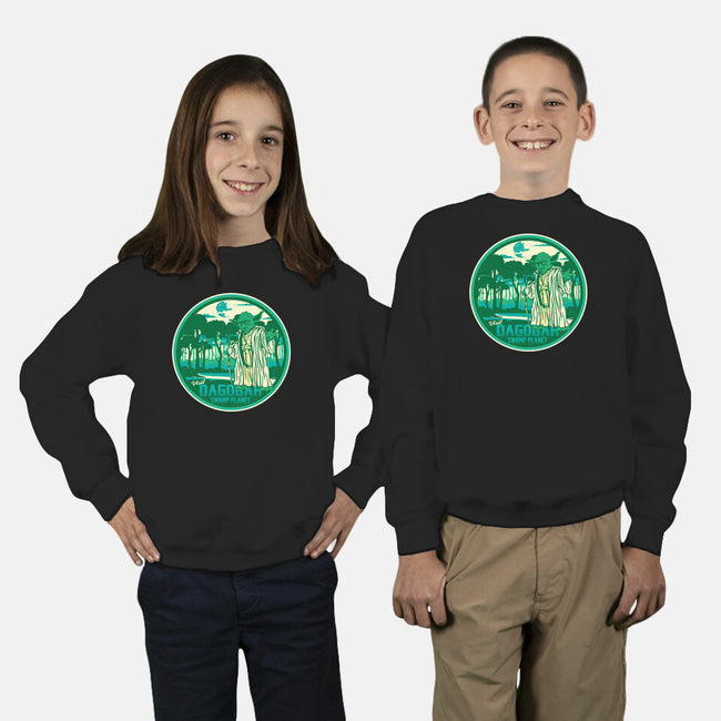 Visit The Swamp Planet-Youth-Crew Neck-Sweatshirt-CarloJ1956