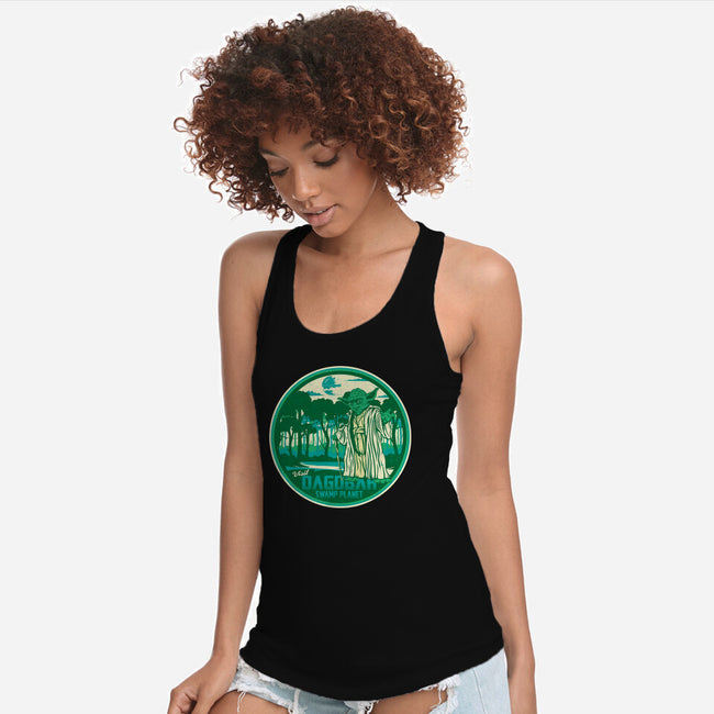Visit The Swamp Planet-Womens-Racerback-Tank-CarloJ1956