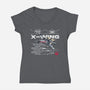 X-wing Rebel Alliance-Womens-V-Neck-Tee-alfbocreative