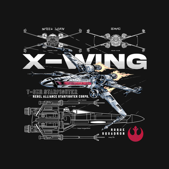 X-wing Rebel Alliance-Womens-Fitted-Tee-alfbocreative