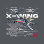 X-wing Rebel Alliance-None-Removable Cover w Insert-Throw Pillow-alfbocreative