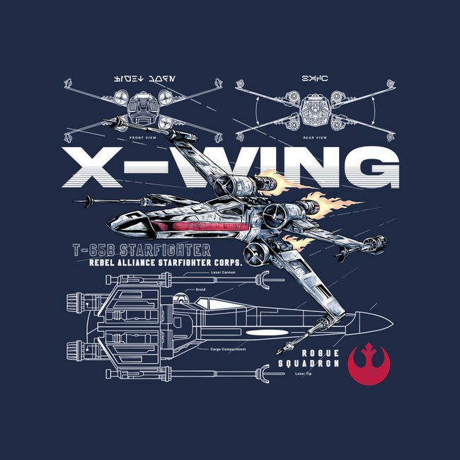 X-wing Rebel Alliance-Mens-Heavyweight-Tee-alfbocreative