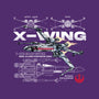 X-wing Rebel Alliance-None-Removable Cover w Insert-Throw Pillow-alfbocreative