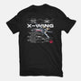 X-wing Rebel Alliance-Mens-Basic-Tee-alfbocreative