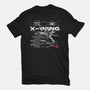 X-wing Rebel Alliance-Womens-Fitted-Tee-alfbocreative