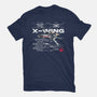 X-wing Rebel Alliance-Womens-Fitted-Tee-alfbocreative