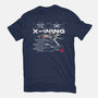 X-wing Rebel Alliance-Mens-Basic-Tee-alfbocreative