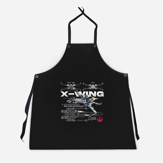 X-wing Rebel Alliance-Unisex-Kitchen-Apron-alfbocreative