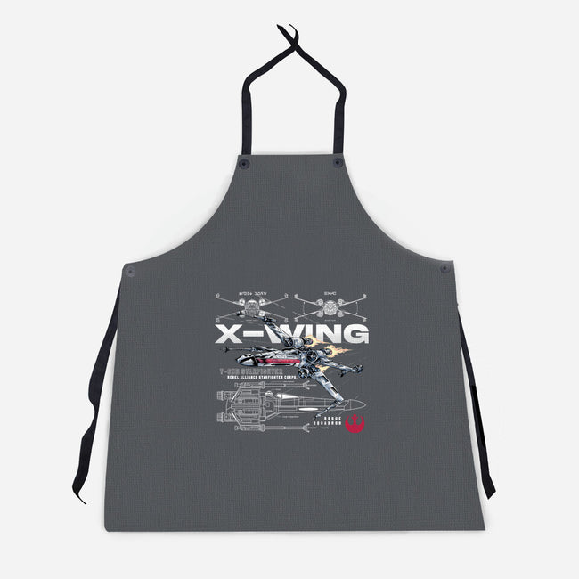 X-wing Rebel Alliance-Unisex-Kitchen-Apron-alfbocreative