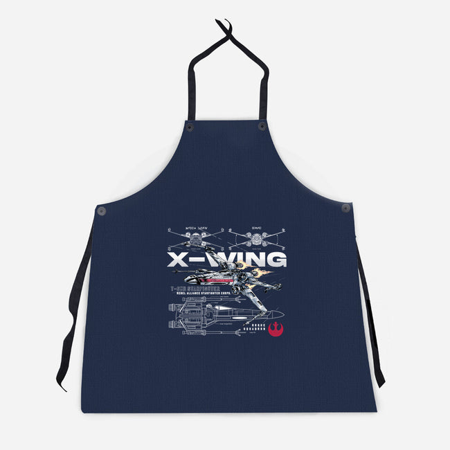 X-wing Rebel Alliance-Unisex-Kitchen-Apron-alfbocreative