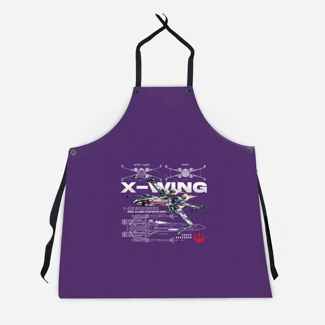 X-wing Rebel Alliance-Unisex-Kitchen-Apron-alfbocreative