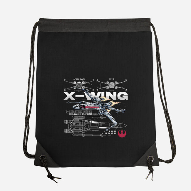X-wing Rebel Alliance-None-Drawstring-Bag-alfbocreative