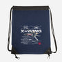 X-wing Rebel Alliance-None-Drawstring-Bag-alfbocreative