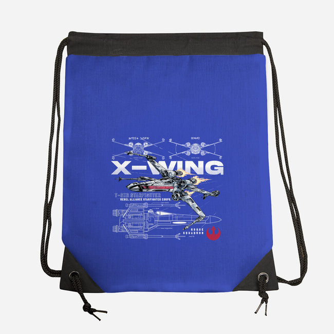 X-wing Rebel Alliance-None-Drawstring-Bag-alfbocreative
