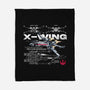 X-wing Rebel Alliance-None-Fleece-Blanket-alfbocreative