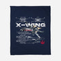 X-wing Rebel Alliance-None-Fleece-Blanket-alfbocreative