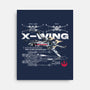 X-wing Rebel Alliance-None-Stretched-Canvas-alfbocreative