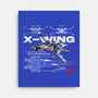 X-wing Rebel Alliance-None-Stretched-Canvas-alfbocreative