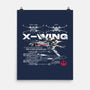 X-wing Rebel Alliance-None-Matte-Poster-alfbocreative