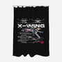 X-wing Rebel Alliance-None-Polyester-Shower Curtain-alfbocreative
