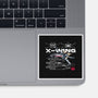 X-wing Rebel Alliance-None-Glossy-Sticker-alfbocreative